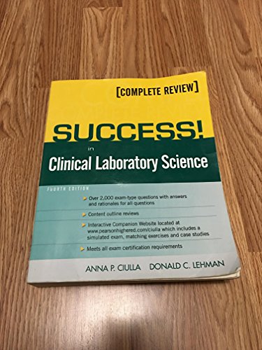 Stock image for SUCCESS! in Clinical Laboratory Science for sale by HPB-Red