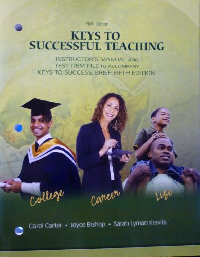 9780135128473: Keys to Successful Teaching, Fifth Edition (Instructor's Manual and Test File)