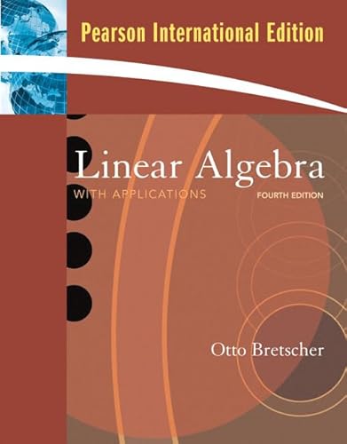 Imagen de archivo de Linear Algebra with Applications a la venta por HPB-Red