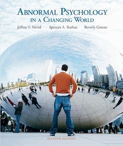 Beispielbild fr Abnormal Psychology in a Changing World, 7th zum Verkauf von a2zbooks