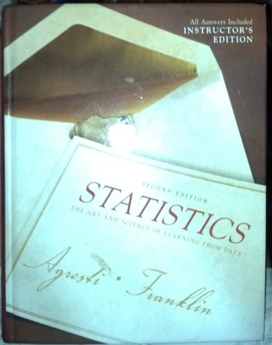 9780135132401: Statistics: The Art and Science of Learning from Data (Instructor's Edition) Edition: Second