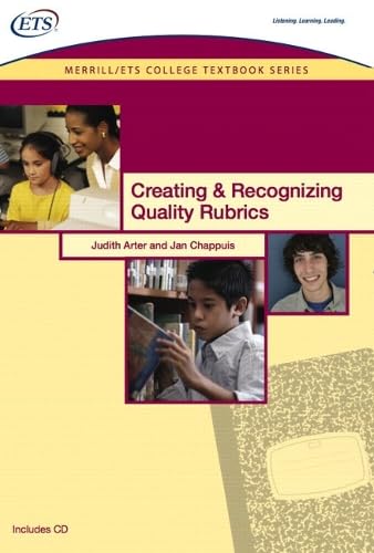 9780135134207: Creating & Recognizing Quality Rubrics