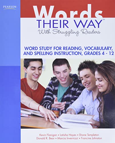 Imagen de archivo de Words Their Way with Struggling Readers: Word Study for Reading, Vocabulary, and Spelling Instruction, Grades 4 - 12 (Words Their Way Series) a la venta por Smith Family Bookstore Downtown