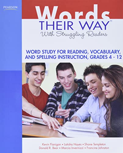 Stock image for Words Their Way with Struggling Readers: Word Study for Reading, Vocabulary, and Spelling Instruction, Grades 4 - 12 (Words Their Way Series) for sale by Smith Family Bookstore Downtown