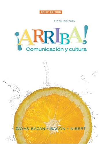 Stock image for Arriba: Comunicacion y cultura Brief (MySpanishLab Series) for sale by BookHolders
