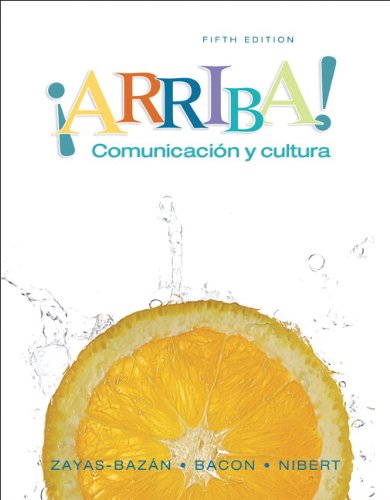 Imagen de archivo de Arriba!: Comunicacion Y Cultura (Spanish Edition) a la venta por SecondSale