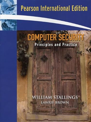 Imagen de archivo de Computer Security: Principles and Practice: International Edition a la venta por WorldofBooks