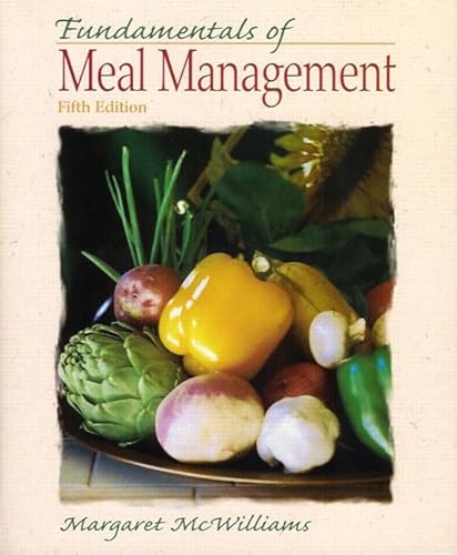 Imagen de archivo de Fundamentals of Meal Management (5th Edition) a la venta por BooksRun