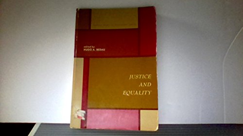 Imagen de archivo de Justice and Equality (Central Issues in Philosophy Series) a la venta por Wonder Book