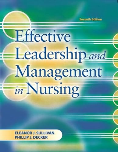 9780135142639: Effective Leadership and Management in Nursing:United States Edition