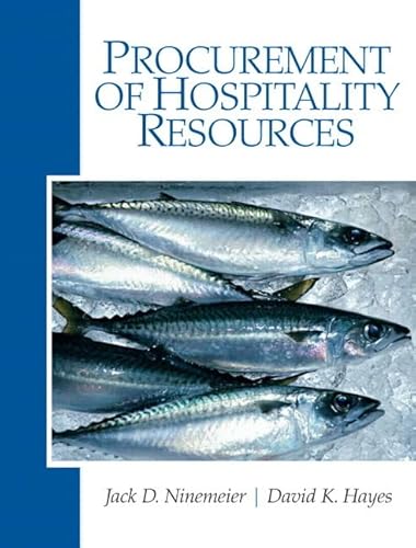 Imagen de archivo de Procurement of Hospitality Resources a la venta por Better World Books: West