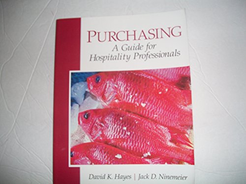 Imagen de archivo de Purchasing: A Guide for Hospitality Professionals a la venta por BooksRun
