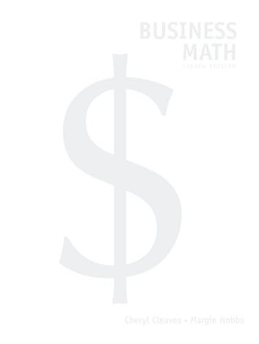 9780135150108: Business Math, Brief Version