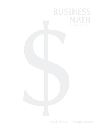 9780135150108: Business Math