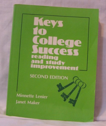 9780135150160: Keys to college success: Reading and study improvement