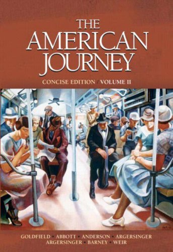 9780135150894: American Journey, The, Concise Edition, Volume 2