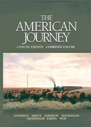 9780135150917: American Journey, The, Concise Edition, Combined Volume: 1-2