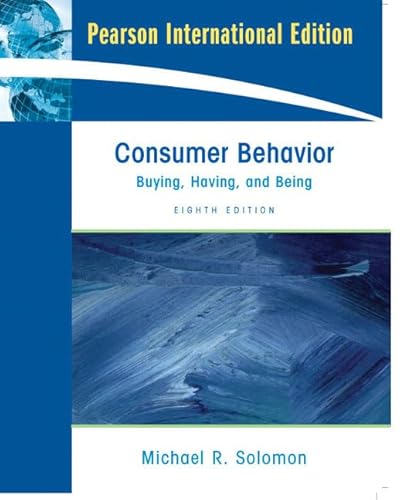 9780135153369: Consumer Behavior : Buying, Having, and Being (International Edition)