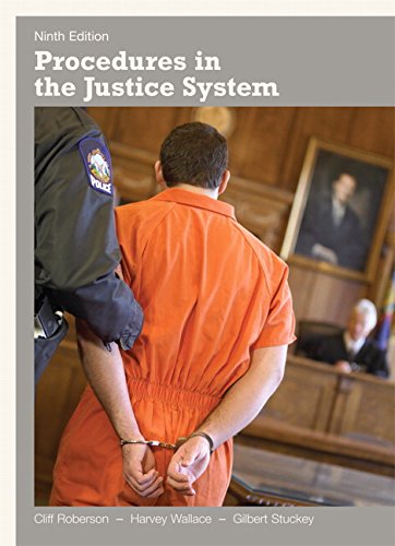 Imagen de archivo de Procedures in the Justice System a la venta por SecondSale