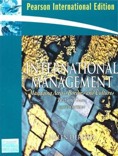 9780135156995: Title: International Management Managing Across Borders a