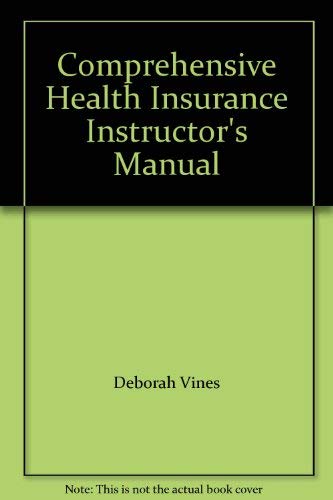 Stock image for Comprehensive Health Insurance Instructor's Manual for sale by Opalick