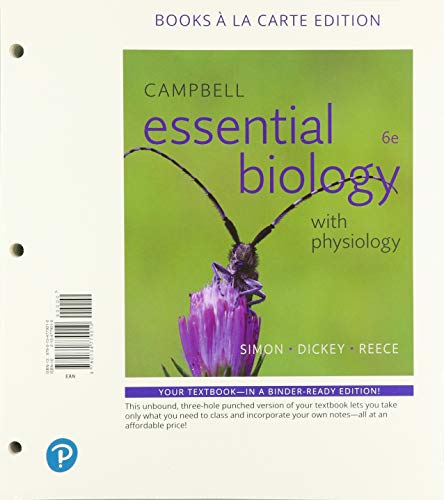 Stock image for Campbell Essential Biology with Physiology, Books a la Carte Plus Modified Mastering Biology with Pearson eText -- Access Card Package for sale by SecondSale