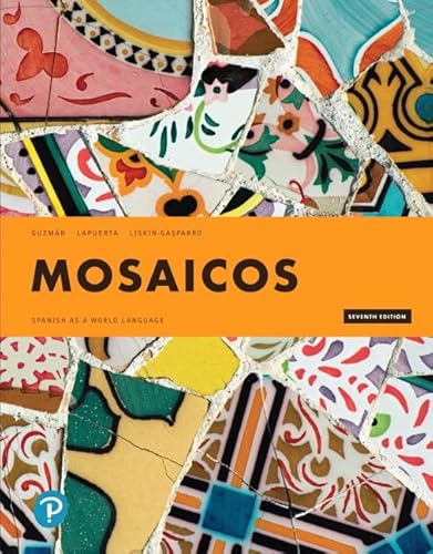 Imagen de archivo de Mosaicos: Spanish As a World Language a la venta por Revaluation Books