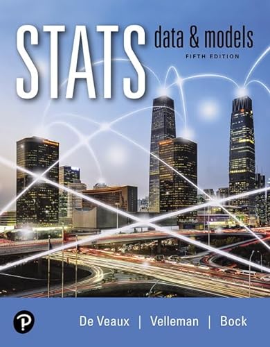 Beispielbild fr Stats: Data and Models zum Verkauf von BooksRun
