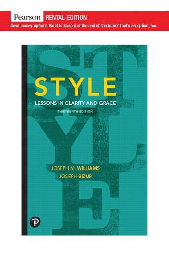 Stock image for Style: Lessons in Clarity and Grace [RENTAL EDITION] for sale by BooksRun