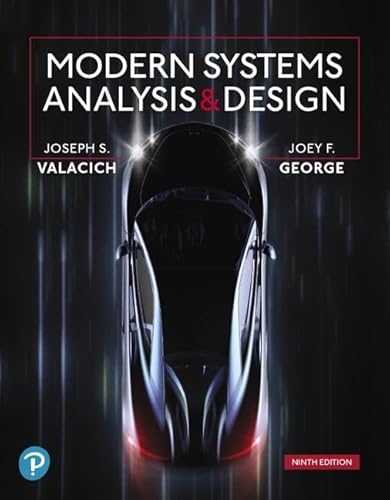 9780135172759: Modern Systems Analysis and Design