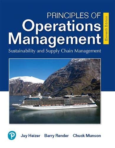 Beispielbild fr Principles of Operations Management: Sustainability and Supply Chain Management zum Verkauf von Facetextbooks