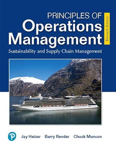 9780135173930: Principles of Operations Management: Sustainability and Supply Chain Management