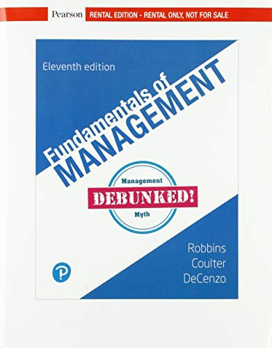 9780135175156: Fundamentals of Management