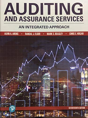Imagen de archivo de Auditing and Assurance Services (an integrated approach) 17th edition 2020 a la venta por Books Unplugged