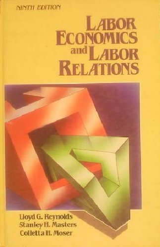 Imagen de archivo de Labor economics and labor relations a la venta por HPB-Red