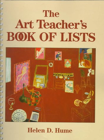 Imagen de archivo de The Art Teacher's Book of Lists (J-B Ed: Book of Lists) a la venta por HPB Inc.