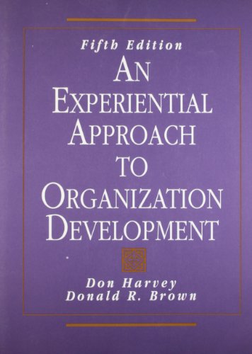 Imagen de archivo de An Experiential Approach to Organizational Development a la venta por Better World Books