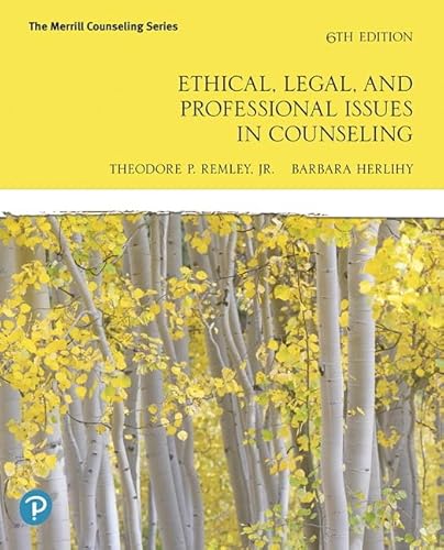 Stock image for Ethical, Legal, and Professional Counseling Plus MyLab Counseling -- Access Card Package for sale by Byrd Books