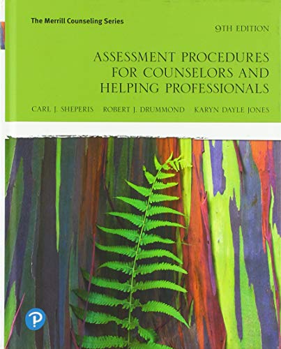 Beispielbild fr Assessment Procedures for Counselors and Helping Professionals (The Merrill Counseling Series) zum Verkauf von BooksRun