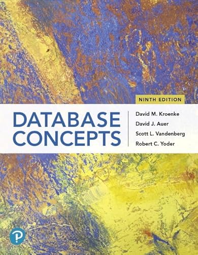 Beispielbild fr Database Concepts (9th Edition) zum Verkauf von booksdeck