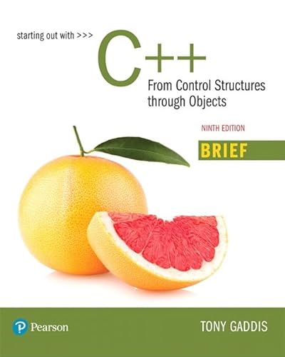 Stock image for Starting Out with C++: From Control Structures through Objects, Brief Version Plus MyLab Programming with Pearson eText -- Access Card Package for sale by Textbooks_Source
