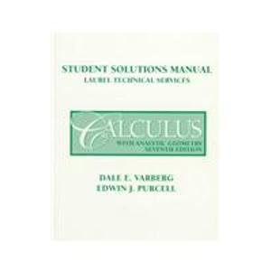 Imagen de archivo de Calculus with Analytic Geometry: Student Solutions Manual a la venta por ThriftBooks-Atlanta