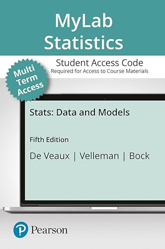 Stock image for Stats: Data and Models -- MyLab Statistics with Pearson eText Access Code for sale by Textbooks_Source