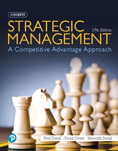 Stock image for Strategic Management: A Competitive Advantage Approach, Concepts [RENTAL EDITION] for sale by BooksRun