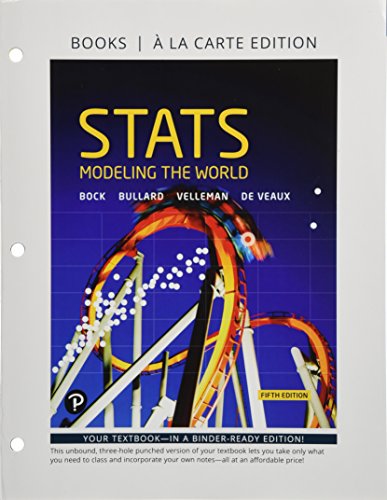 Stock image for Stats + Mystatlab With Pearson Etext Access Card: Modeling the World - Books a La Carte Edition for sale by Revaluation Books