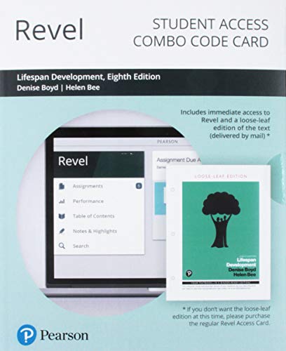 9780135192610: Lifespan Development -- Revel + Print Combo Access Code