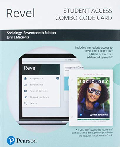 

Sociology -- Revel + Print Combo Access Code