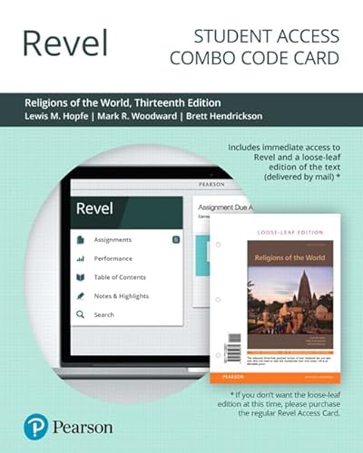 9780135193631: Religions of the World -- Revel + Print Combo Access Code