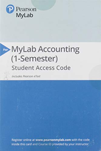 Beispielbild fr Mylab Accounting With Pearson Etext -- Access Card -- for Pearson`s Federal Taxation 2020 Individuals zum Verkauf von Buchpark