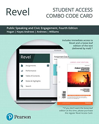 Stock image for Revel for Public Speaking and Civic Engagement -- Combo Access Card for sale by Textbooks_Source